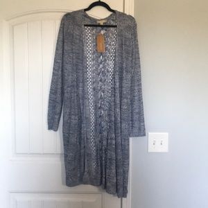 Blue Francesca’s Large Cardigan Duster